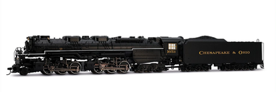 #ad HR2952 Chesapeake amp; Ohio articulated steam locomotive 2 6 6 6 quot;Alleghenyquot; #1653 $389.95