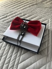 Brand Q Brooch Bow Tie  Pocket Square