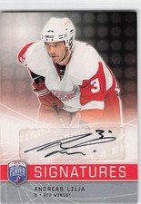 2008-09 Upper Deck Be a Player #S-AL Andreas Lilja Signatures
