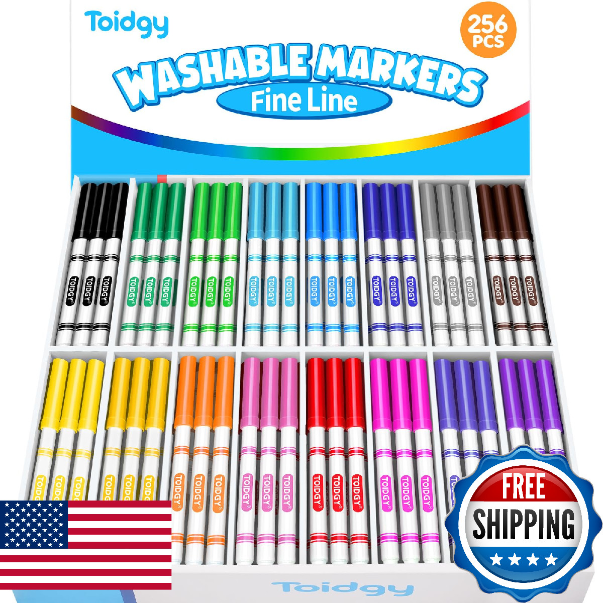 For Kids, Colored Markers Bulk For School, Thin