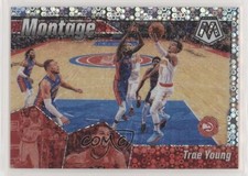 2019-20 Panini Mosaic Montage Fast Break Silver Prizm Trae Young #24 rt4