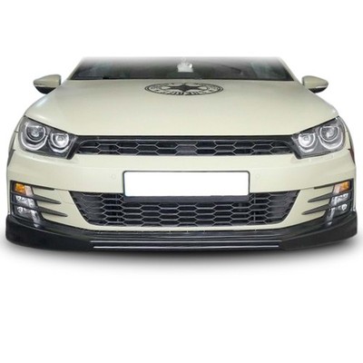 Für VW Scirocco Mk3 FL R Line Frontlippe 2014-2017 Roh Vakuum Kunststoff Blende