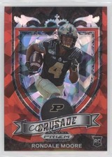 2021 Panini Prizm Draft Picks Crusade Red Ice Prizm Rondale Moore #171 7l6
