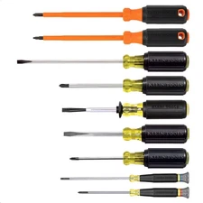 Klein Tools Electrician Screwdriver Set, 9 Pieces