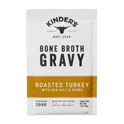 Gravy Bone Broth Roasted Turkey 1 Oz (Case Of 15) By Kinders