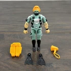 GI JOE  1986 Wet-Suit V1 3.75" Action Figure W/ Some Accessories