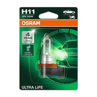 Glühlampe H11 12V 55W PGJ19-2 OSRAM ULTRA LIFE passend für PKW