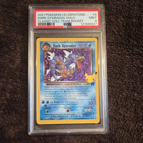 PSA 9 - Dark Gyarados 8/82 - Celebrations Classic Collection - Pokemon TCG