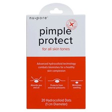 Nu-Pore Pimple Protect Acne Blemish Spot Dot Hydrocolloid Patches, 20ct
