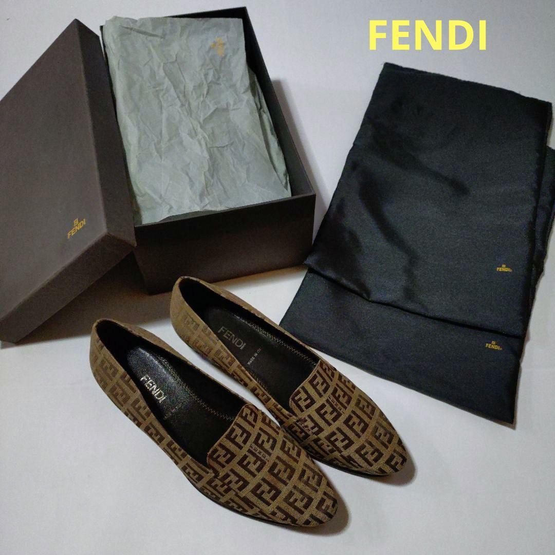 FENDI Shoes Pumps Heel FF Zucca EU 35.5 US 5.5 Authentic thumbnail 15