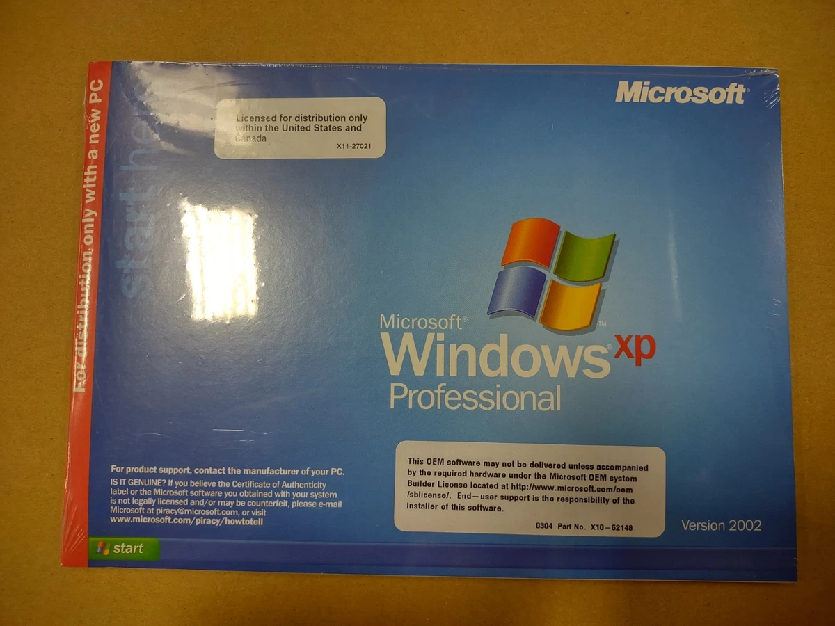 Microsoft Windows Xp Professional Sp3 for sale | eBay