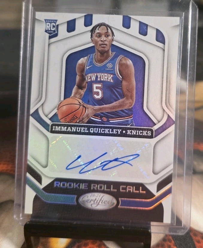 Immanuel Quickley 2020 Certified Rookie Roll Call Auto