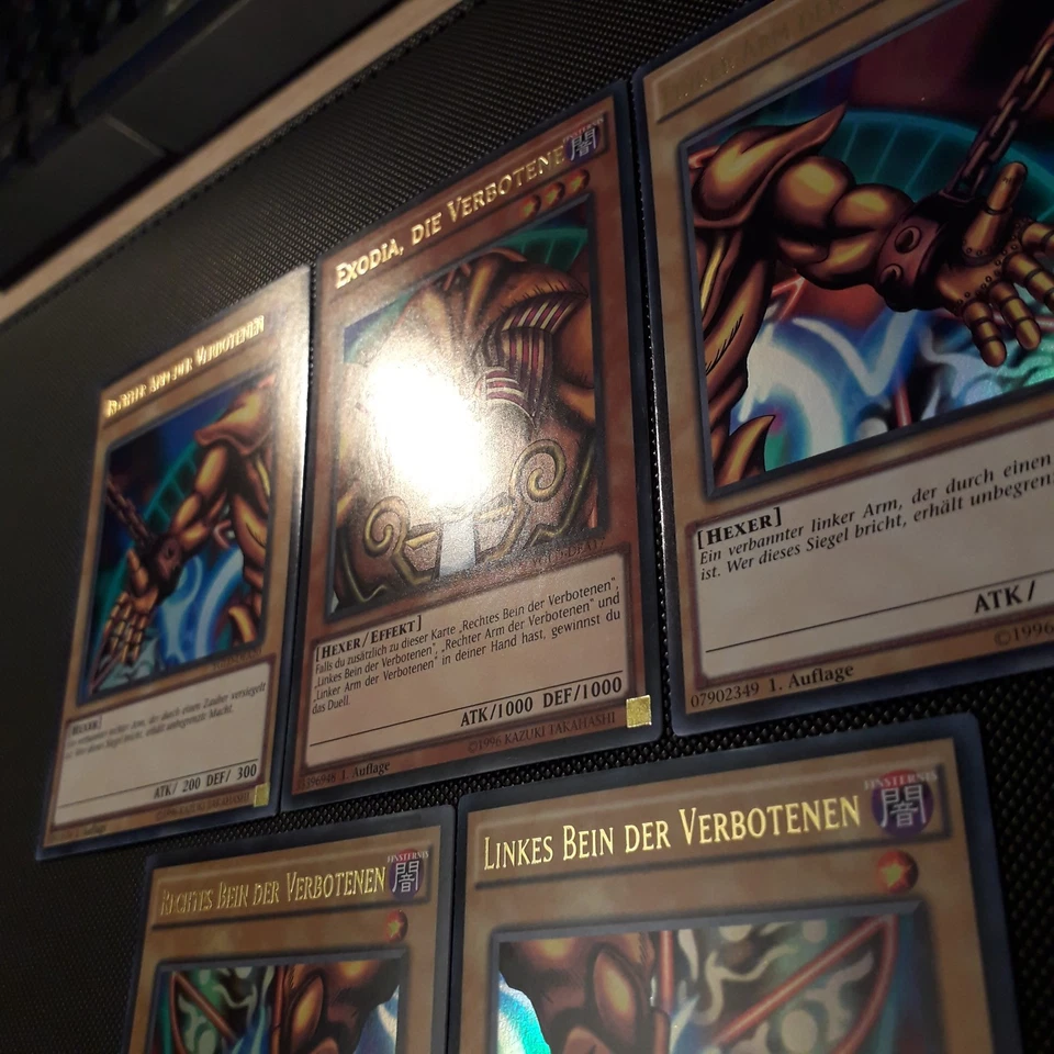 Yu-Gi-Oh! Exodia, die Verbotene, YGLD-DEA17-21, UR, 1. Auflage, 4x NM, 1x PL - Bild 3 von 4