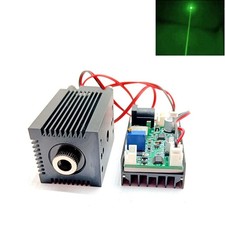 Focusable 532nm 100mw Green Dot Laser Diode Module 12V Driver TTL
