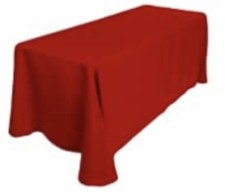 Wedding table cloths for hire