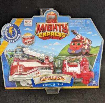 2022 Netflix Mighty Express Rescue Red Motorized Train