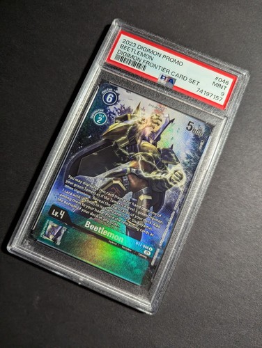 Beetlemon BT7-046 Alternative Art Promo Digimon Frontier Set PSA 9 MINT - Picture 3 of 4