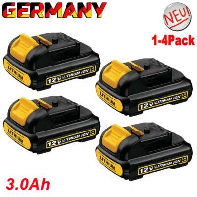 MARKENLOS DCB127-XJ batteria agli ioni di litio per Dewalt 3,0 Ah 10,8 Volt DCB120 DCB121 DCB123 DCB125 IT