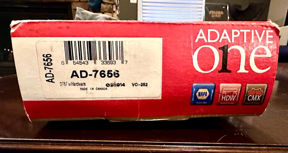 Pastillas de freno delanteras NAPA Adaptive One cerámica ADO AD7656 Foto 2 de 4