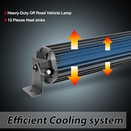 Amber&White 40/42'' LED Work Light Bar Roof Mount SUV Spot Flood Combo Driving - Picture 11 of 14