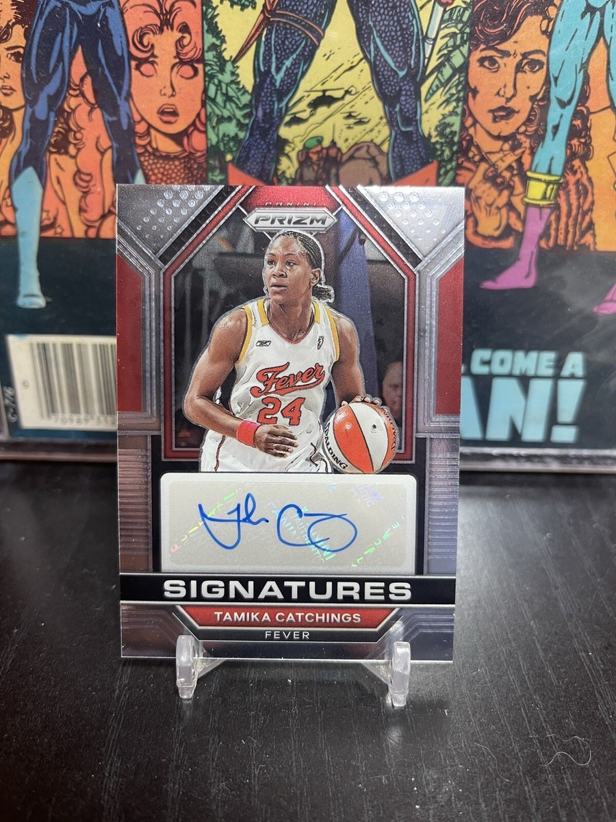 WNBA Tamika Catchings サイン入り雑誌 WNBA Tamika Catchings サイン入り雑誌 2023 Panini Prizm WNBA