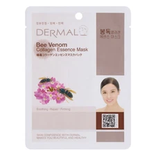 Dermal Korea Collagen Essence Facial Mask Sheet - Bee Venom (12 Pack)