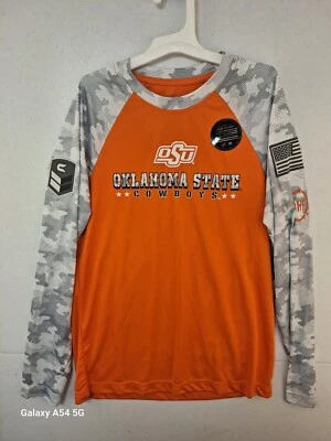 OSU Colosseum OHT Military Appreciation Orange Camo Tee Youth Small 8-10 NWT - Image 1 of 2