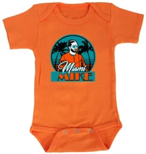 Baby Mike McDaniel Dolphins Miami Mike Creeper Romper