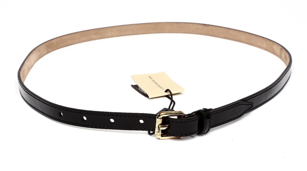 Burberry L61204 Women's Black Belt Sz 38/95 | eBay