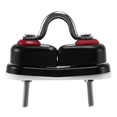 Lot De 2 Taquets à Came En Aluminium Anodisé - Base 86x38mm - Pour Ligne Jusqu'à 15mm - Bateau, Voilier, Kayak