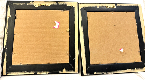 NICE Framed Wall Art Calligraphy "LIVE FOR TODAY"  "LISTEN TO YOUR HEART" set 2 - Picture 10 of 10