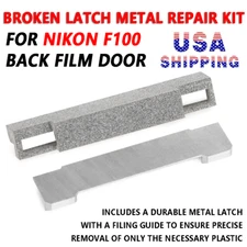 Upgraded Back Film Door Broken Latch Metal Repair Kit For Nikon F100 Film SLR US