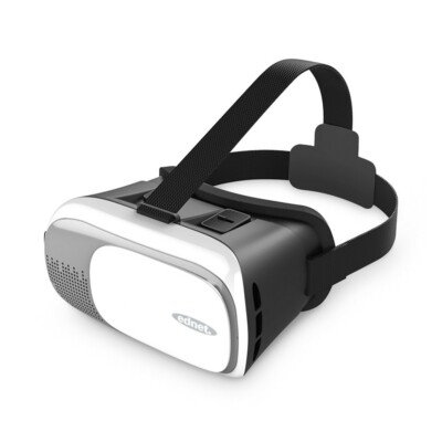 Ednet Virtual Reality VR Gaming Spiele Brille 3D geeignet 4,7-6'' Smartphone weiß