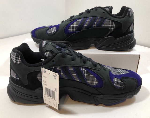 Size 10 - adidas Yung-1 Purple Plaid 2019 for sale online | eBay