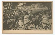 Rout of San Romano Uccello Military Battle Art Postcard