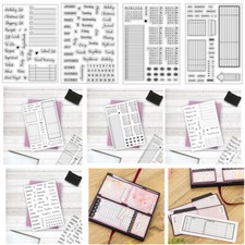 Date Calendar List Clear Rubber Stamps Seal for Journal Planner Diy Scrapbooking