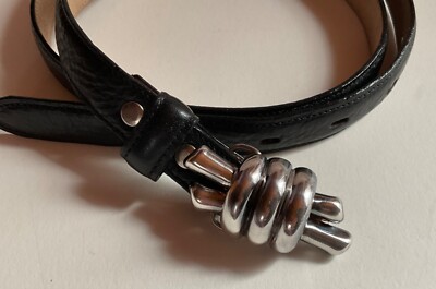 FREDERIC DUCLOS BELT WITH STERLING BUCKLE | eBay display picture 2