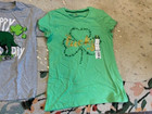 New 4 Girls Kid St. Patrick’s Day Shirts Hair Bow Leprechaun Book 14/16 — photo 3