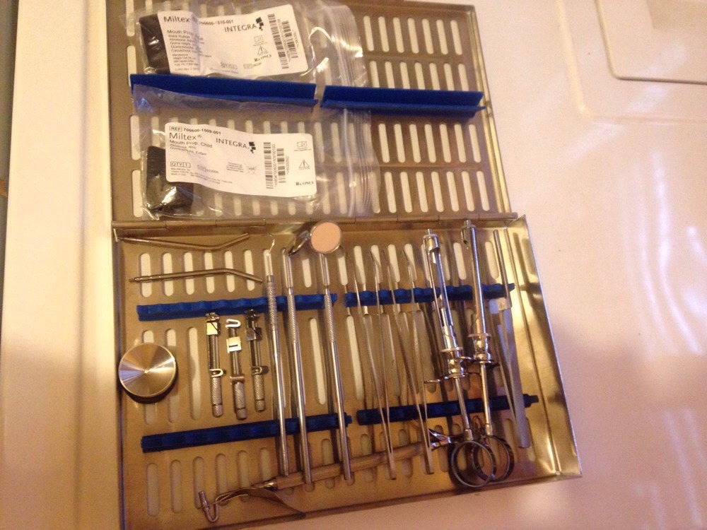 Dental Restorative Cassette With New Instruments Free Priority Shipping