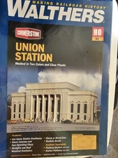 HO Scale Walthers Cornerstone 933-3094 Union Passenger Station Building Kit