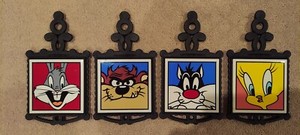 vintage MBA Looney Tunes coaster set 1993
