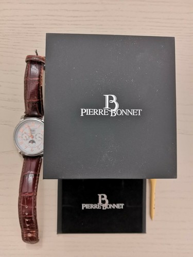 orologio da polso automatico Pierre Bonnet fasi lunari. Leggi bene  inserzione! | eBay