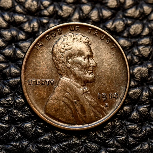 (ITM-6707) 1914-S Lincoln Cent ~ AU Condition ~ COMBINED SHIPPING!