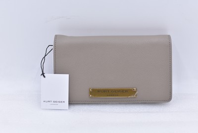 Kurt Geiger Richmond Mini Crossbody Bag in Taupe Leather