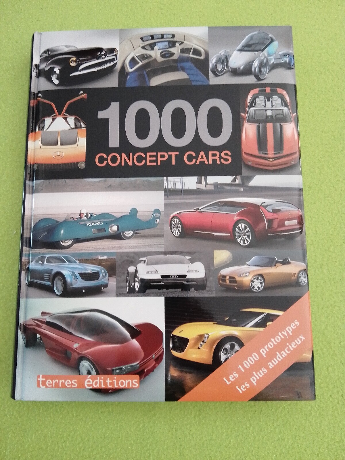 Livre 1000 Concept-Cars histoire design automobile et prototypes du futur