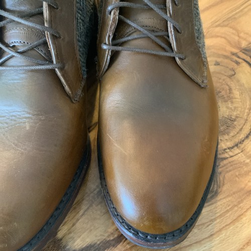 Botas Allen Edmonds Shaker Heights Cuero Tweed Marrón/Tostado Talla 8.5D 8727 - Imagen 13 de 13