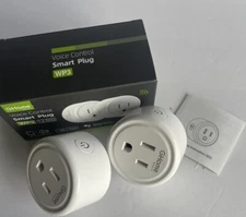 GHome Smart Mini Plug Compatible with Alexa and Google Home, WiFi Outlet Sock...