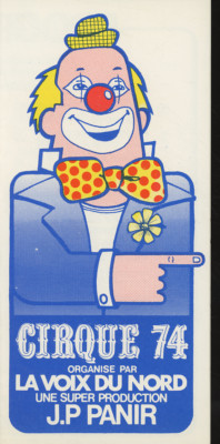 Cirque 1974 La Voix Du Nord Program