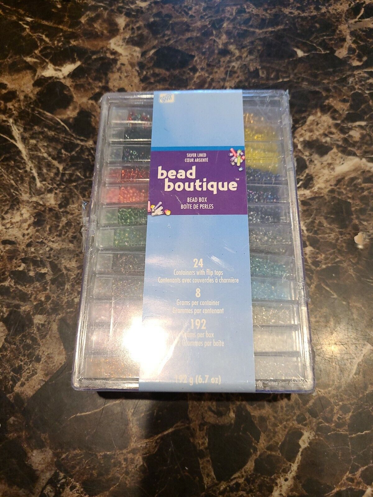 FACTORY SEALED Bead Boutique Bead Box Bugle Beads Westrim Crafts 24 Colors