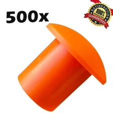 500PCS Rebar Mushroom Safety Caps | For Rebar #3 to #8 | Concrete Stakes